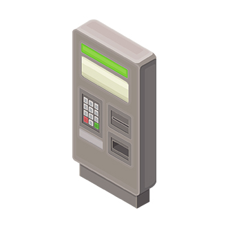 ツーマン配送：精算機や券売機も…