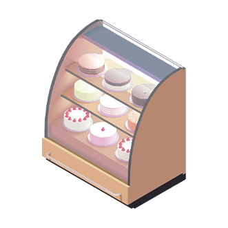 ツーマン配送：ショーケースも…